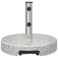 Produktbild för Parasollfot Grå Ø 45 x 37,5 cm Granit