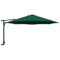 Produktbild för Trädgårdsparasol Grön 248 x 248 x 148 cm Polyester och Stål