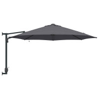 Produktbild för Trädgårdsparasol Antracit 248 x 248 x 148 cm Polyester och Stål