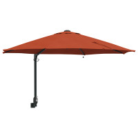 Produktbild för Trädgårdsparasol Terracotta 248 x 248 x 148 cm