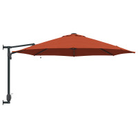 Produktbild för Trädgårdsparasol Terracotta 248 x 248 x 148 cm