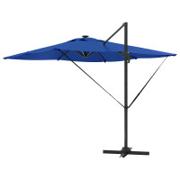 Produktbild för Parasoll Azurblå 286 x 284 x 270 cm Aluminium och Polyester