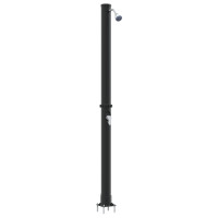 Produktbild för Utomhus Solardusch Svart 217 cm PVC och Aluminium