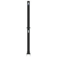 Produktbild för Utomhus Solardusch Svart 217 cm PVC och Aluminium