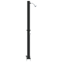Produktbild för Utomhus Solardusch Svart 217 cm PVC och Aluminium