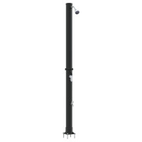 Produktbild för Utomhus Solardusch Svart 217 cm PVC och Aluminium