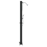 Produktbild för Utomhus Solardusch Svart 217 cm PVC och Aluminium