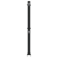 Produktbild för Utomhus Solardusch Svart 217 cm PVC och Aluminium