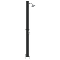 Produktbild för Utomhus Solardusch Svart 217 cm PVC och Aluminium