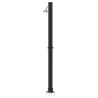 Produktbild för Utomhus Solardusch Svart 217 cm PVC och Aluminium