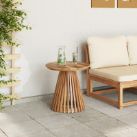 Produktbild för Sidobord Brun 50 x 50 x 49,5 cm Massivt teakträ