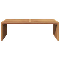 Produktbild för Trädgårds Sidobord Brun 110 x 55 x 35,5 cm Massivt teakträ