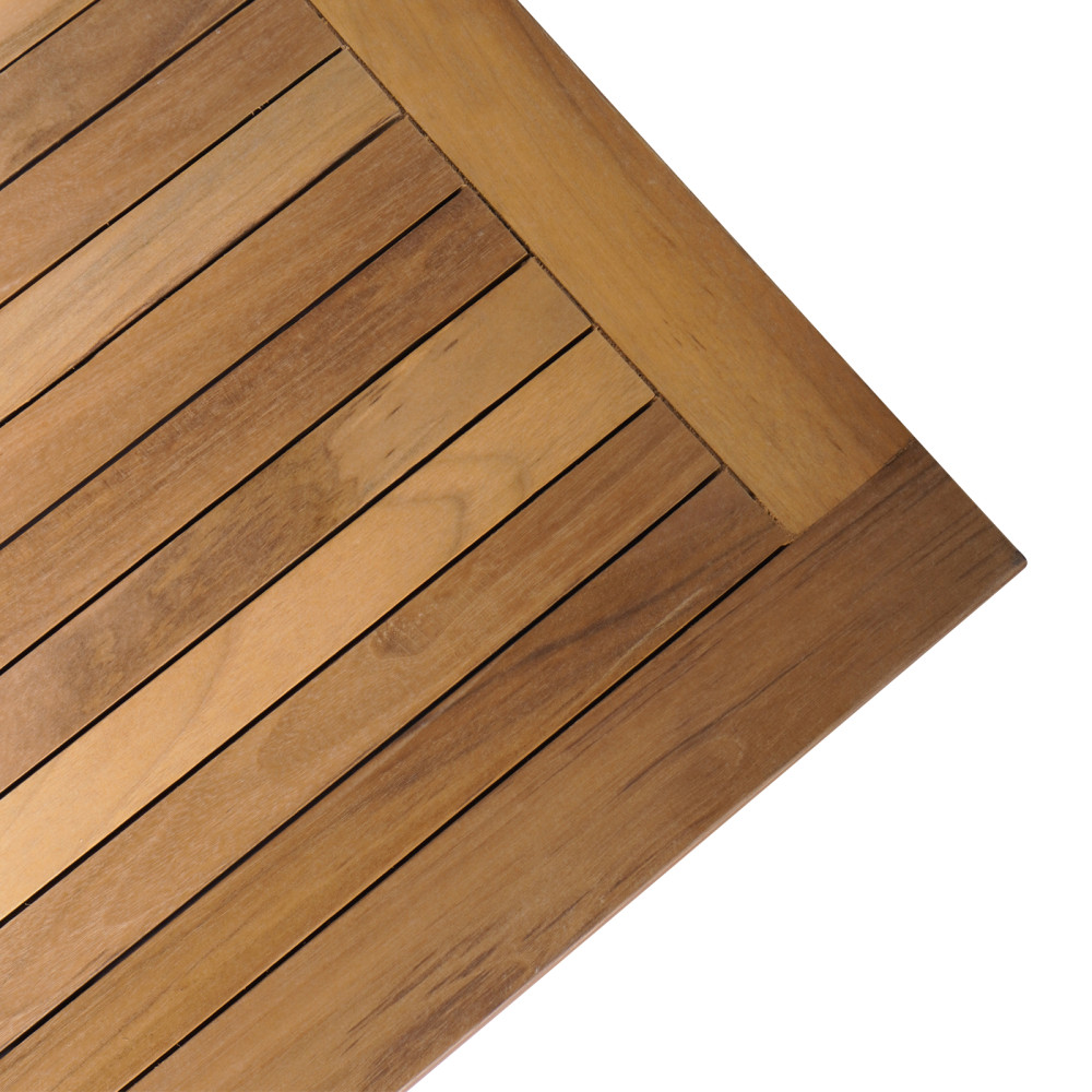 Produktbild för Trädgårdsbord Brun Massivt teakträ