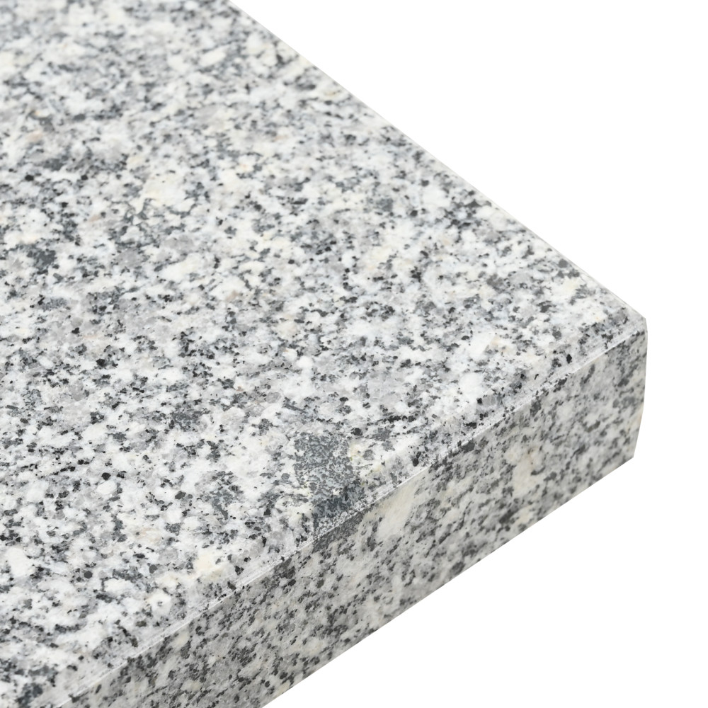 Produktbild för Parasollfot 30kg Grå Granit Fyrkantig