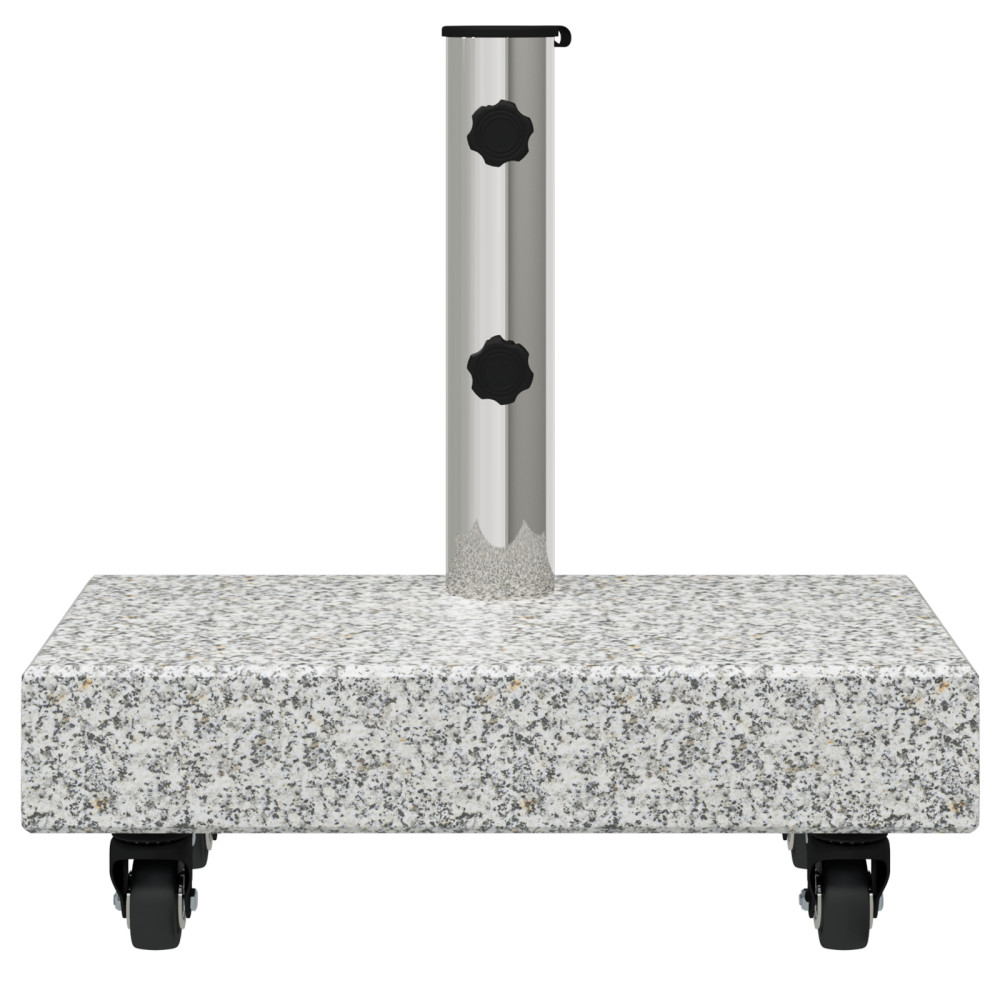 Produktbild för Parasollfot Grå 45 x 25 x 45 cm Granit