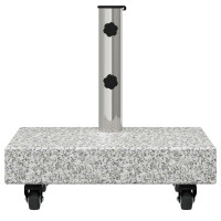 Produktbild för Parasollfot Grå 45 x 25 x 45 cm Granit