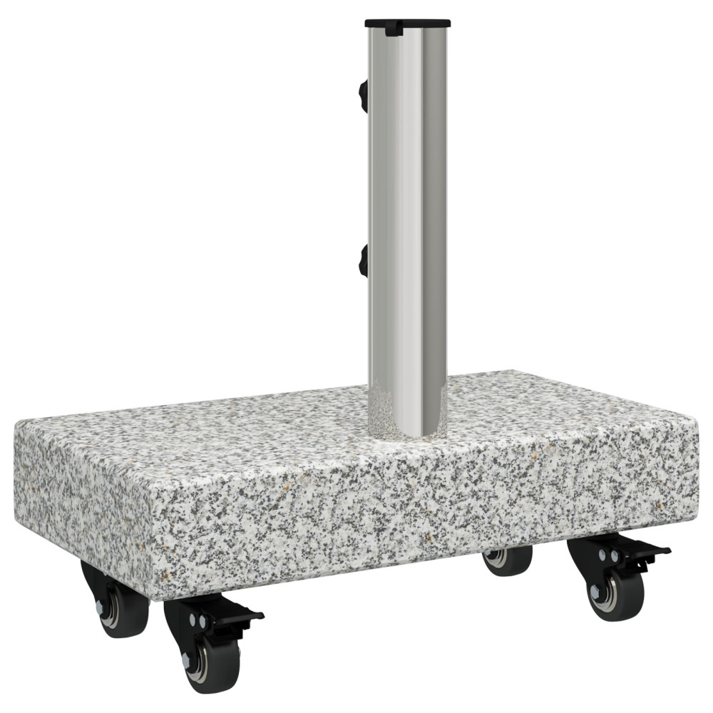 Produktbild för Parasollfot Grå 45 x 25 x 45 cm Granit