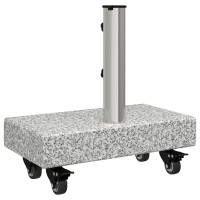 Produktbild för Parasollfot Grå 45 x 25 x 45 cm Granit