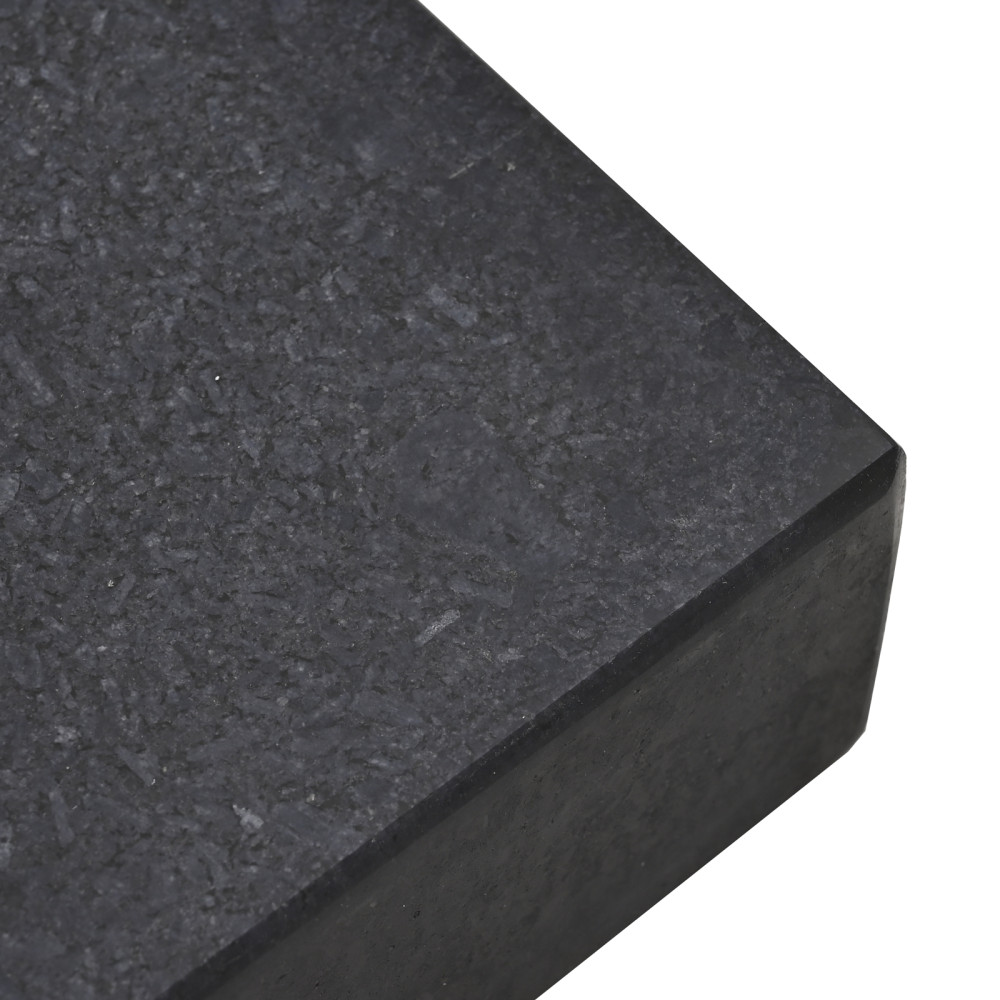 Produktbild för Parasollfot Svart 45 x 25 x 45 cm Granit