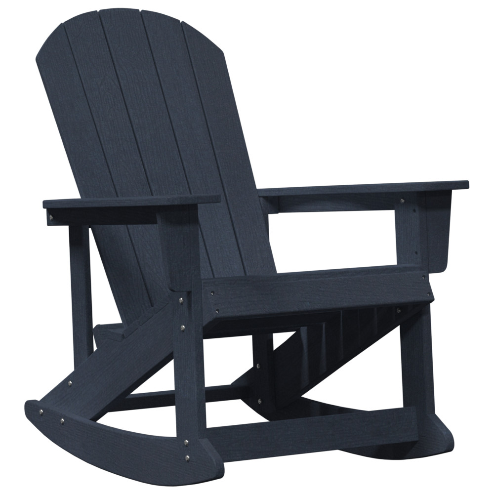 Produktbild för Adirondack Gungstol Mörkblå 92 x 73,5 x 92 cm HDPE