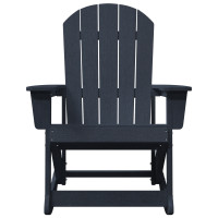 Produktbild för Adirondack Gungstol Mörkblå 92 x 73,5 x 92 cm HDPE
