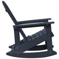 Produktbild för Adirondack Gungstol Mörkblå 92 x 73,5 x 92 cm HDPE