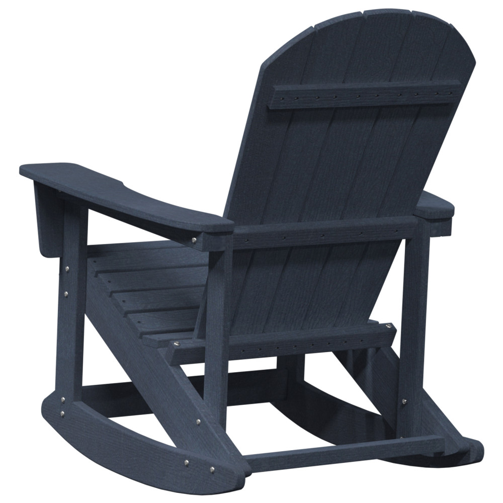 Produktbild för Adirondack Gungstol Mörkblå 92 x 73,5 x 92 cm HDPE
