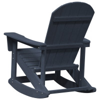 Produktbild för Adirondack Gungstol Mörkblå 92 x 73,5 x 92 cm HDPE