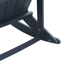 Produktbild för Adirondack Gungstol Mörkblå 92 x 73,5 x 92 cm HDPE