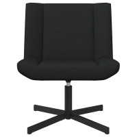 Produktbild för Skrivstol Svart 63 x 75 x 76 cm tyg