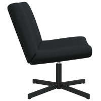 Produktbild för Skrivstol Svart 63 x 75 x 76 cm tyg