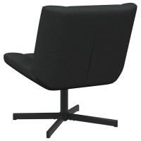 Produktbild för Skrivstol Svart 63 x 75 x 76 cm tyg