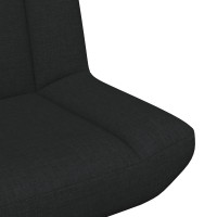 Produktbild för Skrivstol Svart 63 x 75 x 76 cm tyg