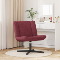 Produktbild för Skrivstol Vinröd 63 x 75 x 76 cm tyg