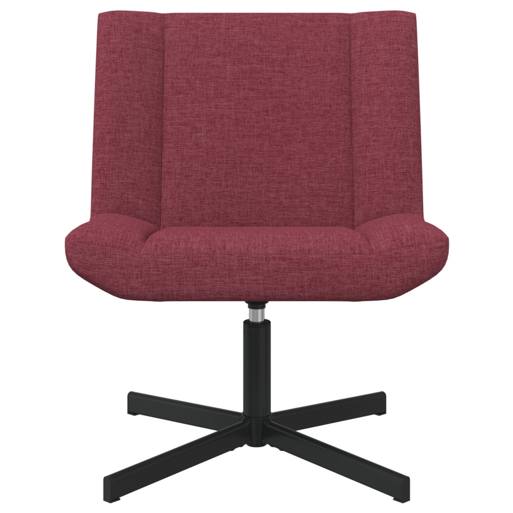 Produktbild för Skrivstol Vinröd 63 x 75 x 76 cm tyg