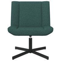 Produktbild för Skrivstol Mörkgrön 63 x 75 x 76 cm tyg