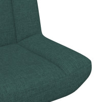 Produktbild för Skrivstol Mörkgrön 63 x 75 x 76 cm tyg