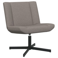 Produktbild för Skrivstol Taupe 63 x 75 x 76 cm tyg