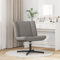 Produktbild för Skrivstol Taupe 63 x 75 x 76 cm tyg