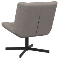 Produktbild för Skrivstol Taupe 63 x 75 x 76 cm tyg