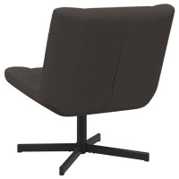 Produktbild för Skrivstol Mörkgrå 63 x 75 x 76 cm Sheepskin