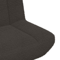 Produktbild för Skrivstol Mörkgrå 63 x 75 x 76 cm Sheepskin