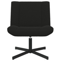 Produktbild för Skrivstol Svart 63 x 75 x 76 cm Sheepskin