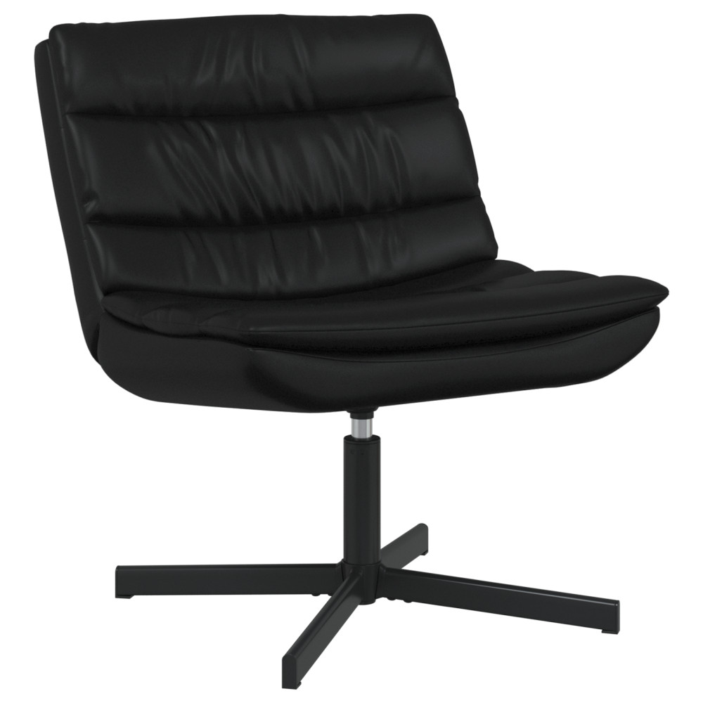 Produktbild för Skrivstol Svart 63 x 75 x 76 cm PU