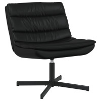 Produktbild för Skrivstol Svart 63 x 75 x 76 cm PU