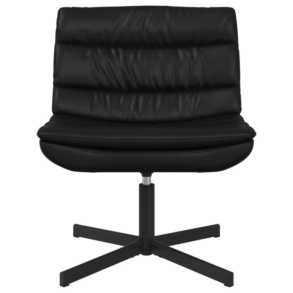 Produktbild för Skrivstol Svart 63 x 75 x 76 cm PU