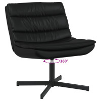 Produktbild för Skrivstol Svart 63 x 75 x 76 cm PU