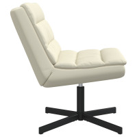 Produktbild för Skrivstol Kräm 63 x 75 x 76 cm Konstläder