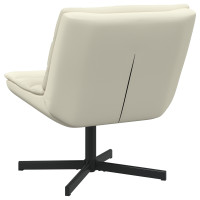 Produktbild för Skrivstol Kräm 63 x 75 x 76 cm Konstläder
