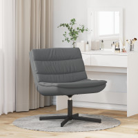 Produktbild för Skrivstol Grå 63 x 75 x 76 cm PU
